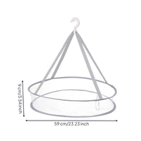 Foldable Hanging Drying Basket Collapsible Mesh Drying Rack Breathable Hanging Mesh Dryer Long-Lasting for Balcony