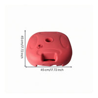 20 L Capacity Water-Fill Umbrella Base Rounded Corners Plastic Umbrella Base Threaded Filler Opening Garden Support Carrying Recess