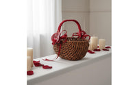 Flower Girl Basket Lightweight Handheld Petal Basket Versatile Event Accessory for Parties
