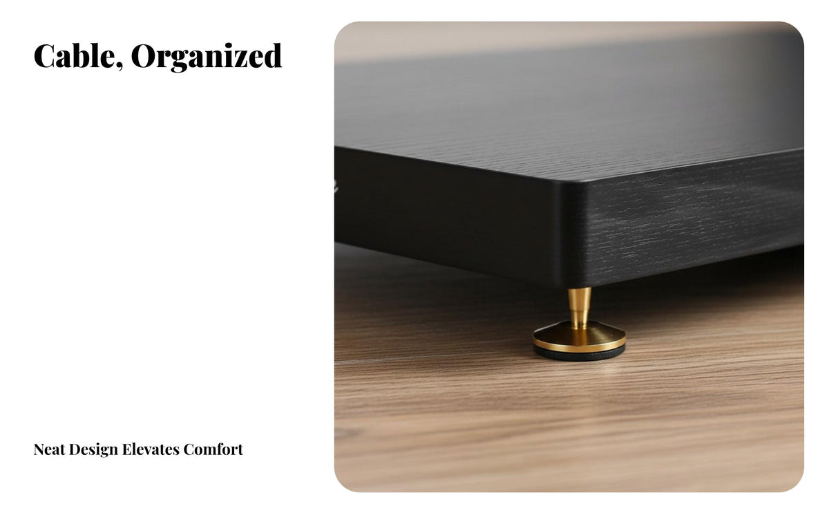 2 Pieces Stable Base Surround Speaker Stand Strong Load-Bearing Surround Sound Speaker Stand Heavy-Duty Stability Hidden Wire Management for Home Theater Enthusiasts, Living Room