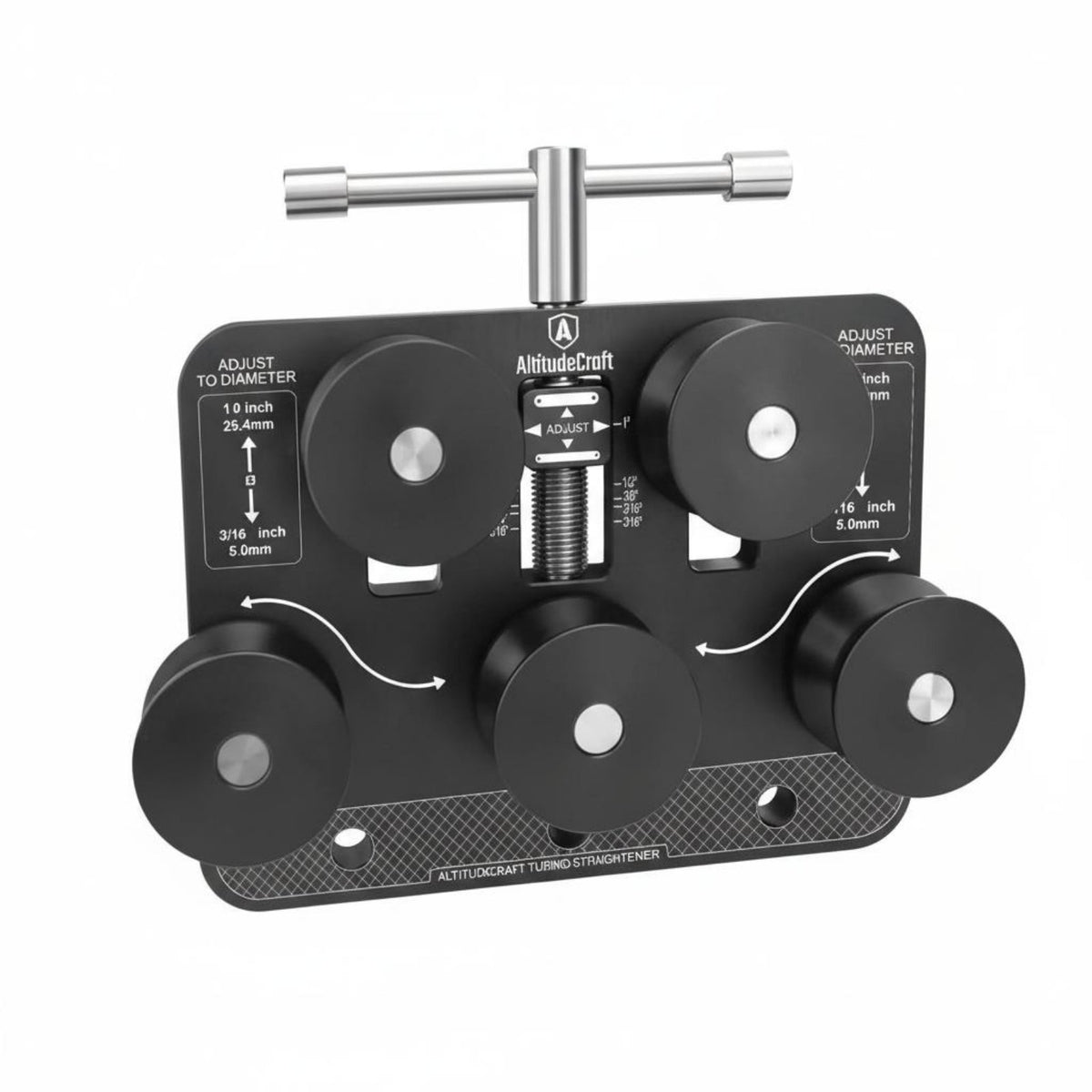 Brake Line Straightener Sturdy Rollers Tubing Straightener Portable