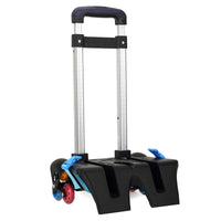 Foldable Trolley for Student Backpacks with Stair-Climbing Wheels