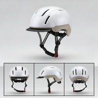 Bike Helmet with Brim Low-Profile Cyclist Helmet Adjustable for Commuters, Cyclists, Downtown Commuting