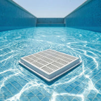 Open-Grid Pool Floor Drain Cover Rigid Square Main Drainer Long-Lasting for Spa