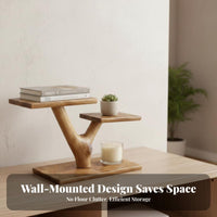 Bracketed Wall shelf Decorative Floating Picture shelf sturdy Duty for Homeowners