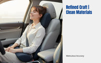 Car Neck Pillow Headrest Support, Viscoelastic Foam, Ergonomic, Adjustable, Universal, Comfortable for Driving