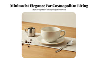 Frosted Texture Latte Art Coffee Cup High-Temperature Fired Modern Latte Art Cup Comfortable Handle for Home Coffee Enthusiast S, Adults