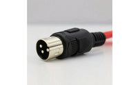 Short 5-Pin MIDI Cable Straight-Through 5-Pin DIN MIDI Cable Compact Low-Clutter for Keyboardists, Musicians, Producers, Synthesizer, Studio, Desktop