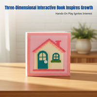 Infant Fabric Quiet Book, Montessori Early Education, Soft, Tear-Resistant, 3D Cognition Toy