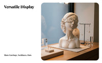 Lightweight Female Mannequin Head Long-Lasting Hat Display Model Professional Grade for Boutique Owners, Photo Shoots