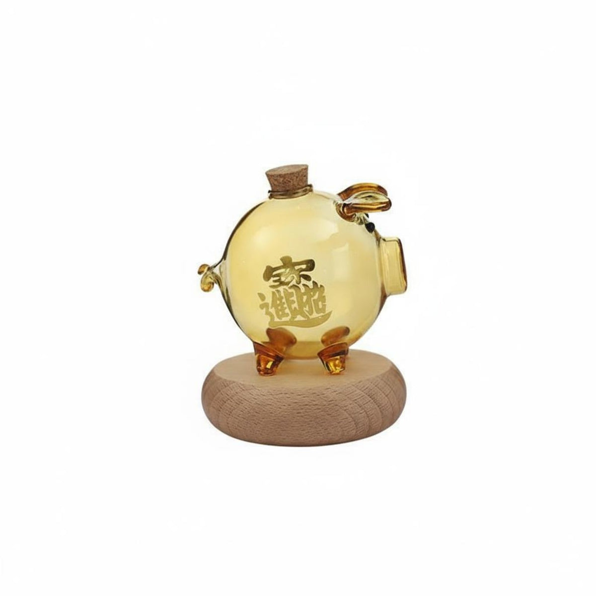 Glass Piggy Bank Decorative Transparent Savings Jar Clear Savings Pot Easy to Clean House Decoration Handmade Craftsmanship