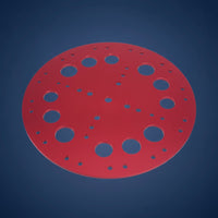 Freediving Bottom Plate Perforated Freediving Plate with Holes Flat Diving Gear for Divers