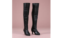 1/3   Doll Boots Sturdy Doll's Black Boots Realistic Look Playset Accessory