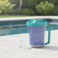 Transparent Inline Leaf Canister with Basket Large-Capacity Pool Cleaner Leaf Canister Heavy-Duty Universal for Swimming Pools