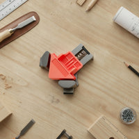 4 Pieces 90-Degree Spring Clamp with Right Angle Compact Picture Frame Clamp Strong Sturdy for Drilling