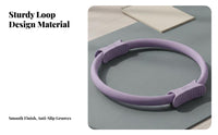 Postpartum Recovery Pilates Circle High Elasticity Inner Thigh Exerciser Non-Slip Handle for Seniors, Beginners