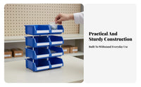 Stackable Open-Front Container versatile System Open-Front Tote sturdyDuty Label Holder for Mechanics, DIY hobbyists
