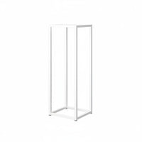 Floor-Standing Metal Plant Stand Modern Chinese Design Potted Plant Holder Multi-Tier Option Exposed-Frame Pedestal Stand Space Saving for Homeowners, Interior Decorators, Gardeners, Indoor, Living Room, Bedroom, Balcony