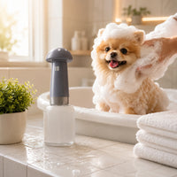 Automatic Foaming Dog Bath Bubble Machine Easy to Use Feline Bath Foam Dispenser Saves Time and Effort Electric Shampoo Dispenser Less Waste
