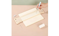 6 Pieces Hand-Binding Tool Kit Complete Bookbinding Kit with Awl Bookbinding Tools Set Essential Comprehensive