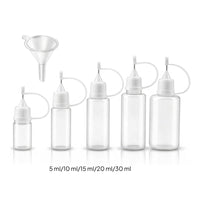 Needle Tip Glue Bottle Multipurpose Needle Tip Applicator Bottle Precision Applicator with Funnel Leak-Proof Reusable