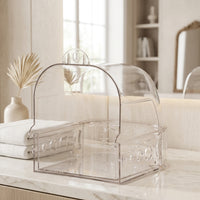 Large Bird Bath for Cage with Drawer, Hanging Parrot Bath and Food Feeder, Budgie Bath for Small Birds, Canary and Cockatiel Bath