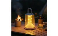360° Illumination Rechargeable Hanging Lantern Tripod Mountable 2-in-1 Lantern Flashlight Outdoor Equipment for Campers, Hikers, Emergency