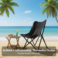 Folds Easily Folding Camping Chair Space-Saving Folding Camp Chair No Assembly Required Collapsible Catch Ing Stool Backrest Support for Campers, Anglers, Catch Ermen, Beach, Picnic, Travel, Hiking