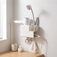 Hair Dryer Holder with Adjustable Arm Universal Hair Dryer Organizer for Bathroom, Vanity