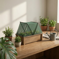 Foldable Plant Cover Sheltering Crop Enclosure Black Edged