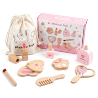 Wooden Pretend Play Princess Makeup Kit for Kids