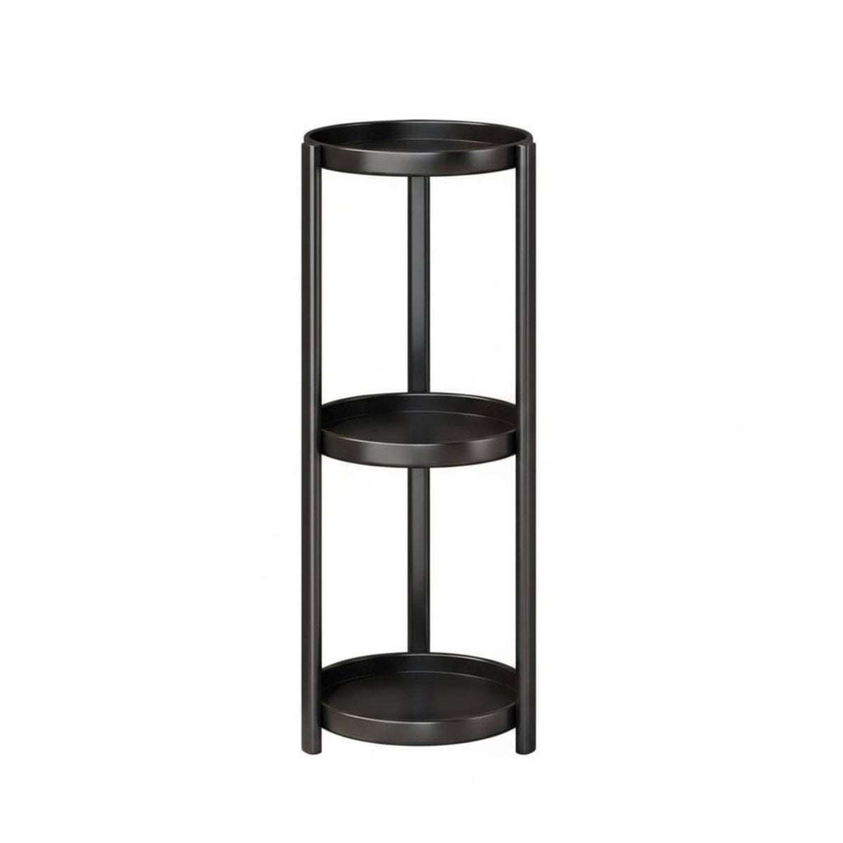 Multi-Layer Flower Pot Rack Freestanding Space-Saving Plant Shelf Elegant Crafted Metal Plant Display Rack for Indoor, Balcony