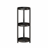 Multi-Layer Flower Pot Rack Freestanding Space-Saving Plant Shelf Elegant Crafted Metal Plant Display Rack for Indoor, Balcony