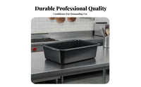 Heavy-Duty Commercial Kitchen Trash Can Sturdy Restaurant Bus Bin High Capacity Commercial Bus Tub Easy to Clean for Hotel Team, Caterers, Janitors, Hotels, Restaurants, Cafeterias, Food Courts
