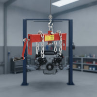 Engine Hoist Leveler Manual Engine Load Adjuster with Chains Heavysturdy Workshop Crane Accessory for Hobbyists, Home Garages
