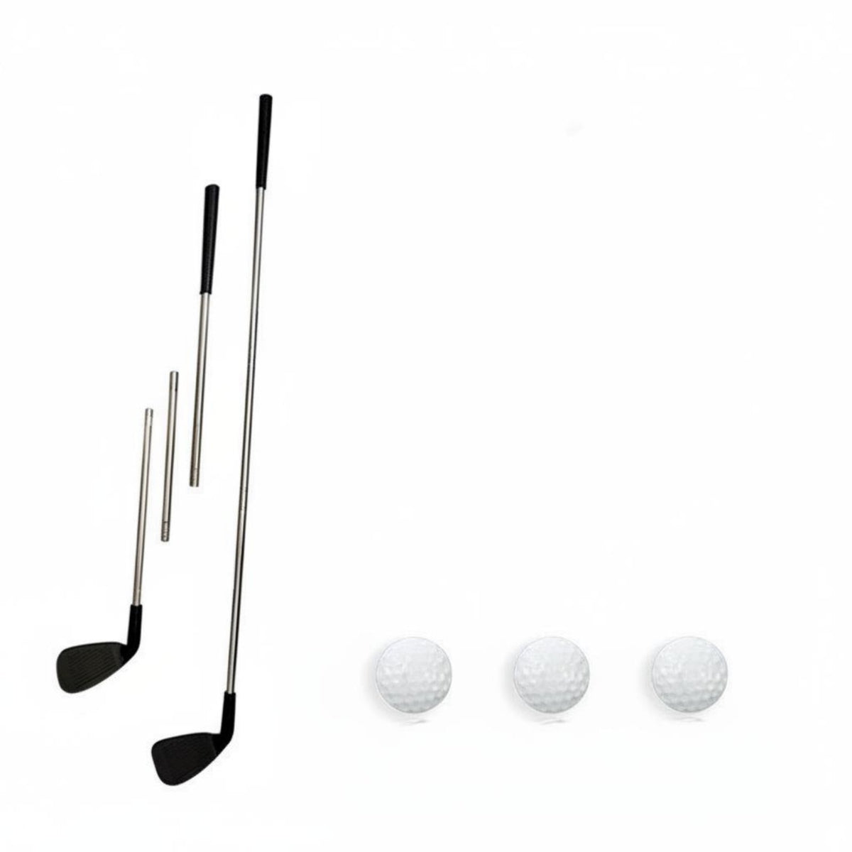 Golf Practice Club with Balls Disassemblable Detachable Golf Club Compact for Beginners, Golfers, Home, Backyard