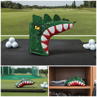 Dinosaur Putter Cover Green Putter Cover Headcover Textured Cool for Golfers