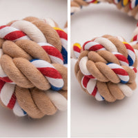 Dog Rope Toy Cotton Dog Tug Toy Tough Twisted for Dogs, Chewing