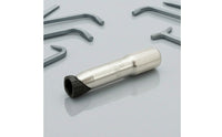 Threaded-to-Threadless Stem Adapter Metal Handlebar Stem Riser Bike Part Easy Installation for Cyclists, Folding Bicycles