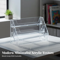Household Storage Tiered Organizer Compact Footprint for Vanity