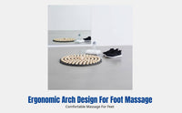 Wooden Reflexology Mat, Acupressure Board, Foot Massage Pad, Ergonomic Design, Non-Slip, Fitness, Home Wellness
