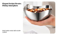 2 Pieces Scalloped Rim Stainless Steel Sauce Bowl Smooth Finish Stainless Steel Sauce Dish Small Portions Sauce Bowl Easy to Clean