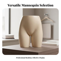 Sturdy PV Plastic Lingerie Mannequin Lightweight Bra Display Bust Installation-Tool-Effortless Underwear Display Form Ergonomic Design for Retail Shop Owners, Boutique Managers, Trade Display Exhibitors, Window Displays, Display Room, Display Rooms