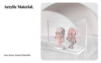 Acrylic Display Box Allergen-Barrier Proof Magnetized Closure Case Magnetized Trading Card Box High Clearness Figurine Protector