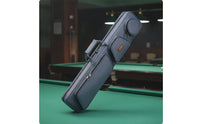 Multi-Pocket Pool Cue Bag with Shoulder Strap Structured Pool Cue Case with Pockets Slim Organized for Billiards Hall, Travel