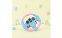 Pretend-Play Toy Steering Wheel with Suction Cup Educational Simulated Steering Wheel for Toddlers