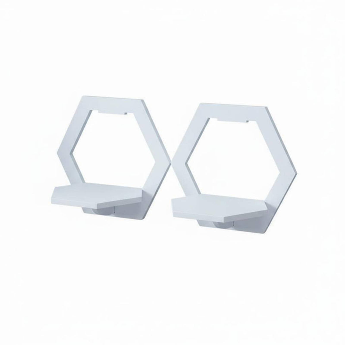 Hexagonal Shelf Set adaptable Hexagonal suspended Box Combinable Design