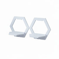 Hexagonal Shelf Set adaptable Hexagonal suspended Box Combinable Design