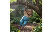 Hanging Monkey Statue Handmade Hanging Monkey Figurine Realistic Garden Design Decor for Yard