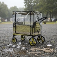 Transparent Wagon Rain Cover Windproof Wagon Rain Cover Dustproof for Outdoor